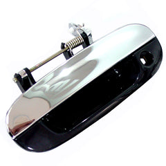 DOOR HANDLE FR LH OUTER BLACK/CHROME (W/KEY HO)