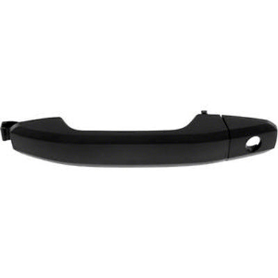 DOOR HANDLE FR LH OUTER W/KEY HOLE W/COVER TEXTURE BLACK