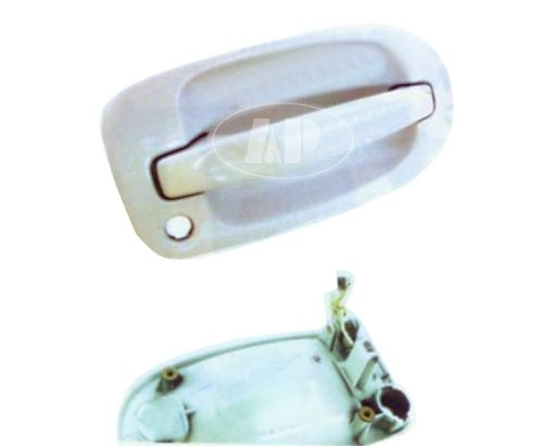 DOOR HANDLE FR RH OUTER BLACK (W/KEY HO)
