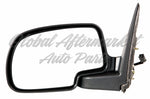 DOOR MIRROR LH POWER CHROME STANDARD STYLE MANUAL FOLDING — photo 1