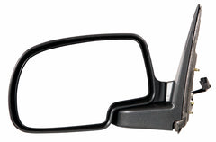 DOOR MIRROR LH POWER CHROME STANDARD STYLE MANUAL FOLDING