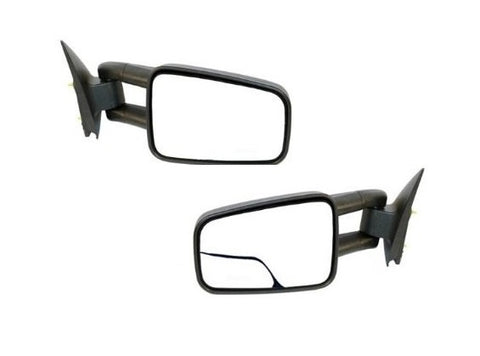 DOOR MIRROR LH MANUAL TOW TYPE W/BLIND SPOT TEXTURED