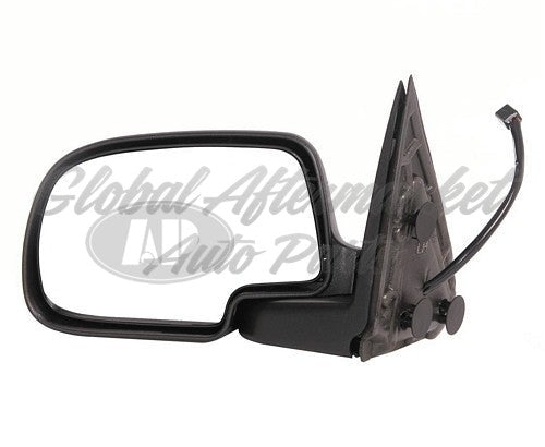 DOOR MIRROR LH POWER HTD W/MANUAL FOLDING W/PUDDLE LAMP TEXTURED