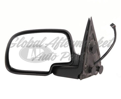 DOOR MIRROR LH POWER HTD W/MANUAL FOLDING W/PUDDLE LAMP TEXTURED