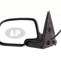 DOOR MIRROR LH POWER HTD W/MANUAL FOLDING W/PUDDLE LAMP TEXTURED
