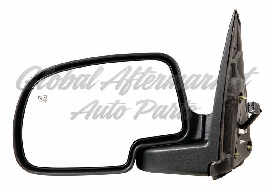 DOOR MIRROR LH POWER HTD W/MANUAL FOLDING W/PUDDLE LAMP TEXTURED W/SMOOTH CAP W/OFF ROAD