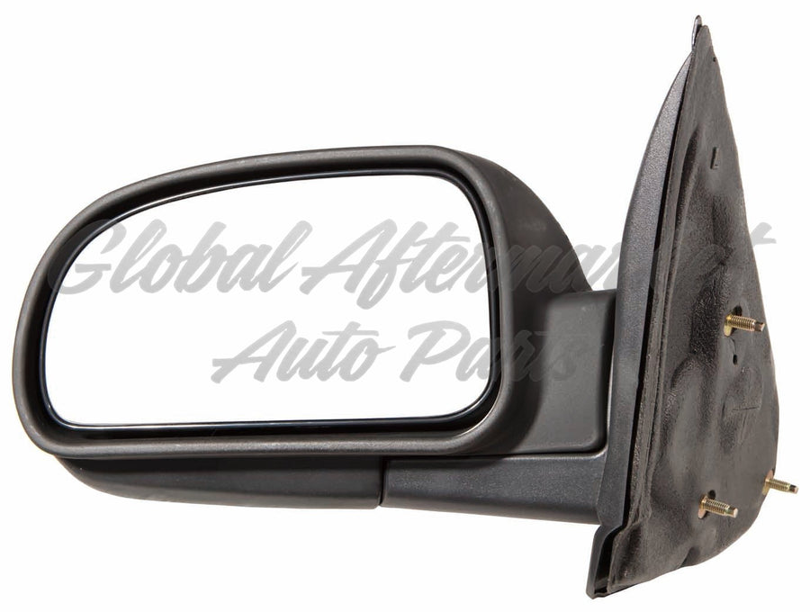 DOOR MIRROR LH MANUAL FOLDING BLACK