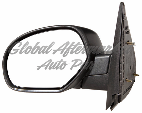 DOOR MIRROR LH MANUAL FOLDING TEXTURED BLACK