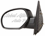 DOOR MIRROR LH MANUAL FOLDING TEXTURED BLACK — photo 1