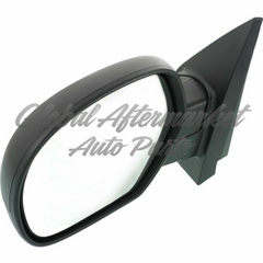DOOR MIRROR LH MANUAL FOLDING TEXTURED BLACK