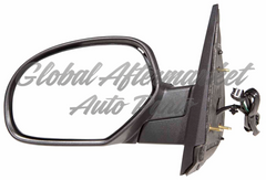 DOOR MIRROR LH POWER HTD PTM W/O OFFROAD W/O COURTESY W/O SIGNAL