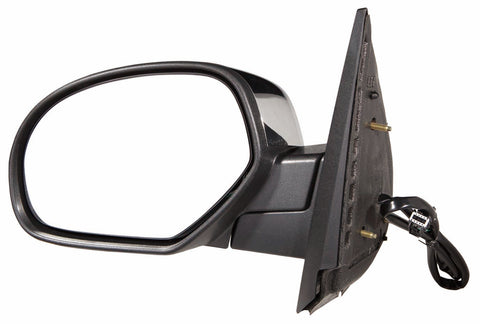 DOOR MIRROR LH POWER HTD W/OFFROAD W/O COURTESY W/O SIGNAL CHROME CAP