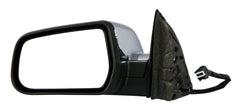 DOOR MIRROR LH POWER HTD CHROME