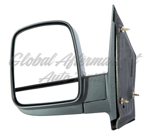 DOOR MIRROR LH MANUAL BLACK TEXTURED DUAL GLASS
