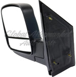 DOOR MIRROR LH MANUAL BLACK TEXTURED DUAL GLASS — photo 3