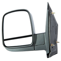 DOOR MIRROR LH MANUAL BLACK TEXTURED DUAL GLASS