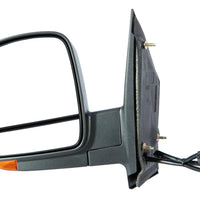 DOOR MIRROR LH POWER HTD W/SIGNAL MANUAL FOLDING TEXTURED DUAL GLASS