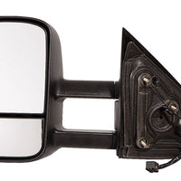 DOOR MIRROR LH POWER MANUAL FOLD/DUAL LENS/HTD W/SIGNAL TRAILER TOW TYPE