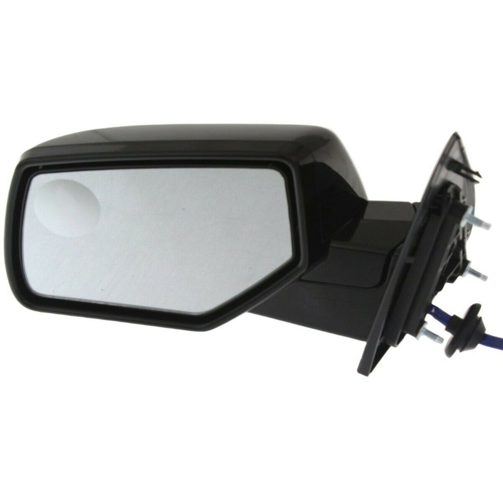 DOOR MIRROR LH POWER HTD PTM W/BLIND SPOT MANUAL FOLD