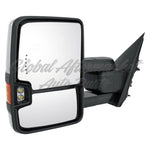 DOOR MIRROR LH POWER HTD TOW TYPE W/SIDE MARKER/IN-GLASS TURN SIGNAL/CARGO SPOTLIGHT — photo 1