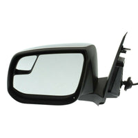 DOOR MIRROR LH POWER STD TYPE W/CHROME CAP/SPOTTER MIRROR 6-HOLE 5-PIN PLUG FROM 12/17 PRODUCTION
