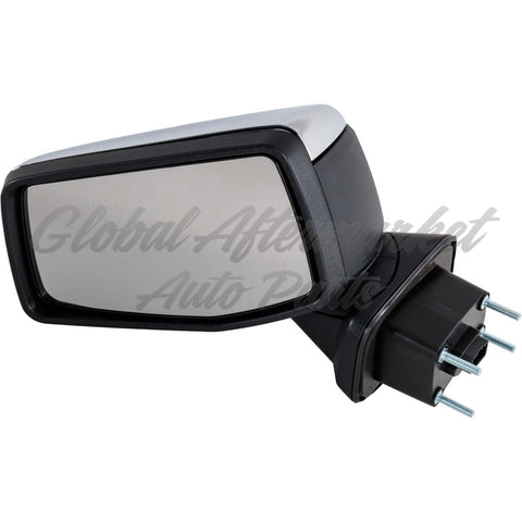 DOOR MIRROR LH POWER HTD CHROME W/BLIND SPOT/SIGNAL