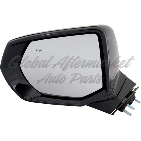 DOOR MIRROR LH POWER PTM HTD W/BLIND SPOT