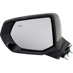 DOOR MIRROR LH POWER PTM HTD W/BLIND SPOT