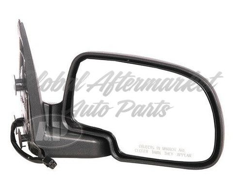 DOOR MIRROR RH POWER HTD W/MANUAL FOLDING W/PUDDLE LAMP TEXTURED