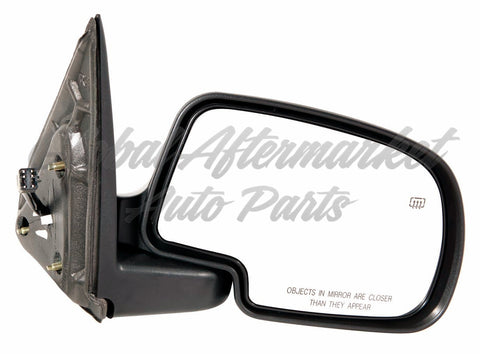 DOOR MIRROR RH POWER HTD W/MANUAL FOLDING W/PUDDLE LAMP TEXTURED W/SMOOTH CAP W/OFF ROAD