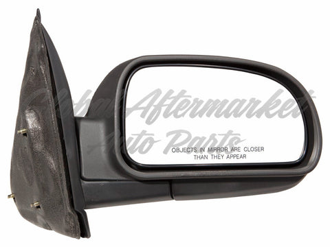 DOOR MIRROR RH MANUAL W/FOLDING BLACK