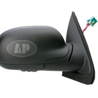 DOOR MIRROR RH POWER HTD W/O SIGNAL MANUAL FOLDING BLACK STD