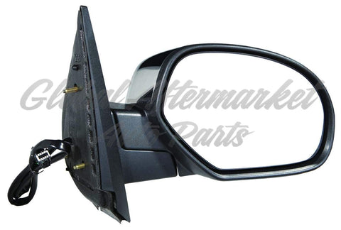 DOOR MIRROR RH POWER HTD W/OFFROAD W/O COURTESY W/O SIGNAL CHROME CAP