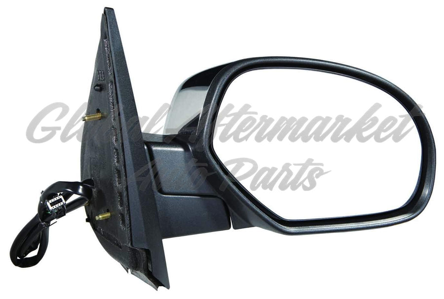 DOOR MIRROR RH POWER HTD W/OFFROAD W/O COURTESY W/O SIGNAL CHROME CAP