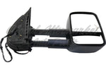 DOOR MIRROR RH POWER HTD TEXXTURED TRAILER TOW TYPE TELESCOPIC W/SIGNAL MANUAL FOLDING — photo 2
