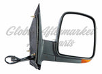 DOOR MIRROR RH POWER HTD W/SIGNAL MANUAL FOLDING — photo 1