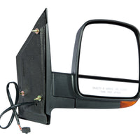 DOOR MIRROR RH POWER HTD W/SIGNAL MANUAL FOLDING TEXTURED DUAL GLASS