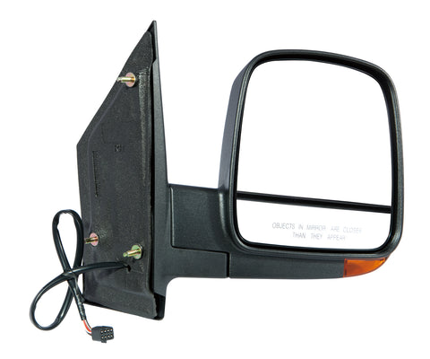 DOOR MIRROR RH POWER HTD W/SIGNAL MANUAL FOLDING TEXTURED DUAL GLASS