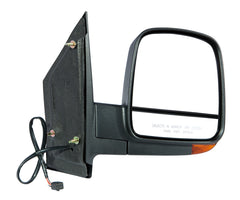 DOOR MIRROR RH POWER HTD W/SIGNAL MANUAL FOLDING TEXTURED DUAL GLASS