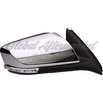 DOOR MIRROR RH POWER HTD W/SIGNAL/PUDDLE W/O DIMMING GLASS CHROME — photo 1