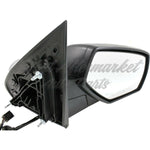 DOOR MIRROR LH POWER HEATED W/SPOTTER MAN-FOLDING TEXTURED CAP — photo 3