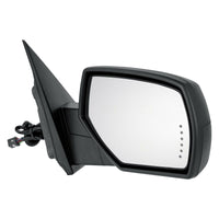 DOOR MIRROR LH POWER TEXTURED HTD STD TYPE W/SIGNAL/MEMORY/PUDDLE LAMP POWER FOLD