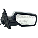 DOOR MIRROR RH POWER HTD CHROME MANUAL FOLD — photo 1