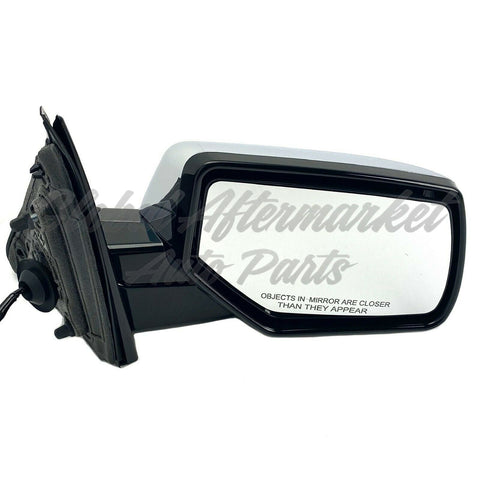 DOOR MIRROR RH POWER HTD CHROME MANUAL FOLD