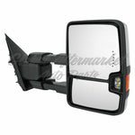 DOOR MIRROR RH POWER HTD TOW TYPE W/SIDE MARKER/IN-GLASS TURN SIGNAL/CARGO SPOTLIGHT — photo 3