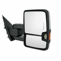 DOOR MIRROR RH POWER HTD TOW TYPE W/SIDE MARKER/IN-GLASS TURN SIGNAL/CARGO SPOTLIGHT