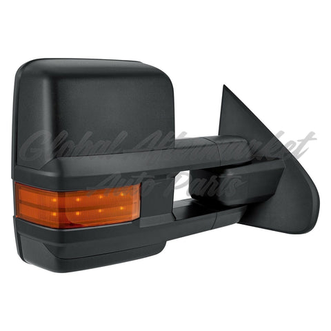 DOOR MIRROR RH POWER HTD W/SIGNAL/SIDE MARKER LAMP/CARGO SPOTLAMP/TOW