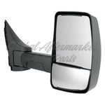 DOOR MIRROR RH POWER W/DUAL HTD GLASS/5 SLOT PLUG/LONG ARM/ 2ND DESIGN/ 96IN WIDE BOX TRUCK W/O SIGNAL / OBSTACLE DETECTION — photo 1