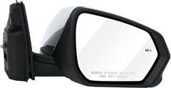 DOOR MIRROR RH POWER HTD CHROME W/BLIND SPOT/SIGNAL