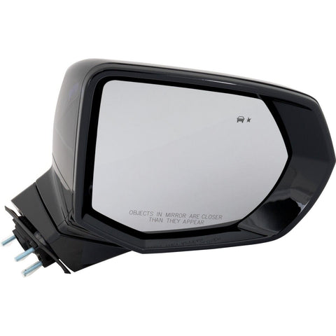DOOR MIRROR RH POWER PTM HTD W/BLIND SPOT